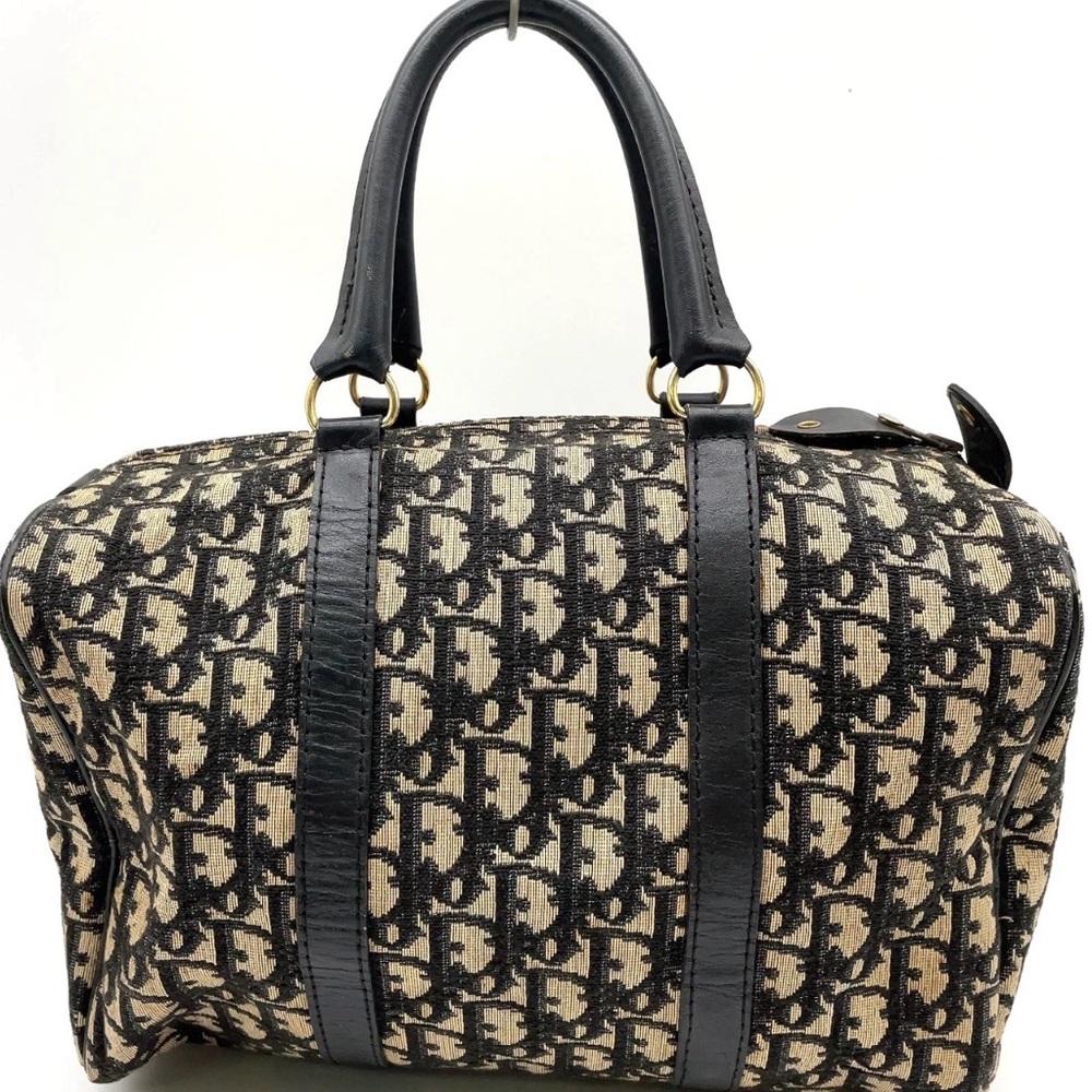 Dior trotter monogram Black and Cream Patterned Travel Bag - Picture 2 of 13
